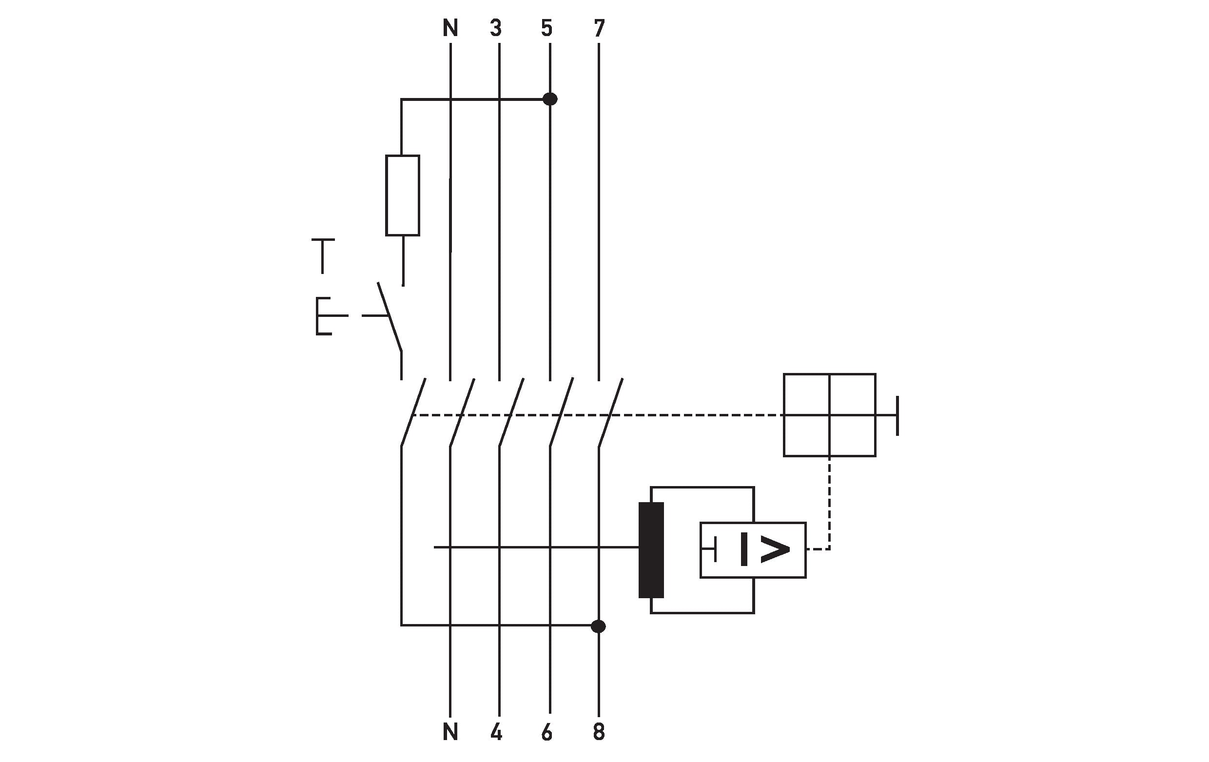 Doepke Doepke FI-Schutzschalter 4p, 25 A, 0.30 A, Typ A, N-li Doepke Doepke FI-Schutzschalter 4p, 25 A, 0.30 A, Typ A, N-li